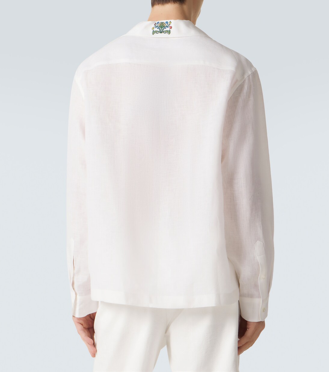 Camicia in lino con ricamo paisley | Etro