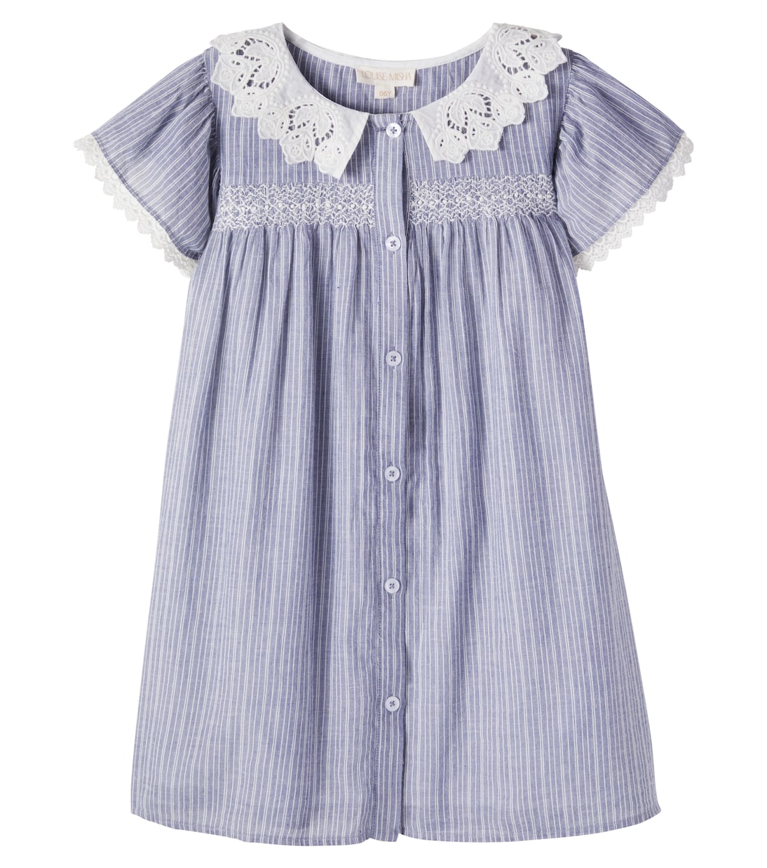 Robe chemise Arlina rayée en coton | Louise Misha