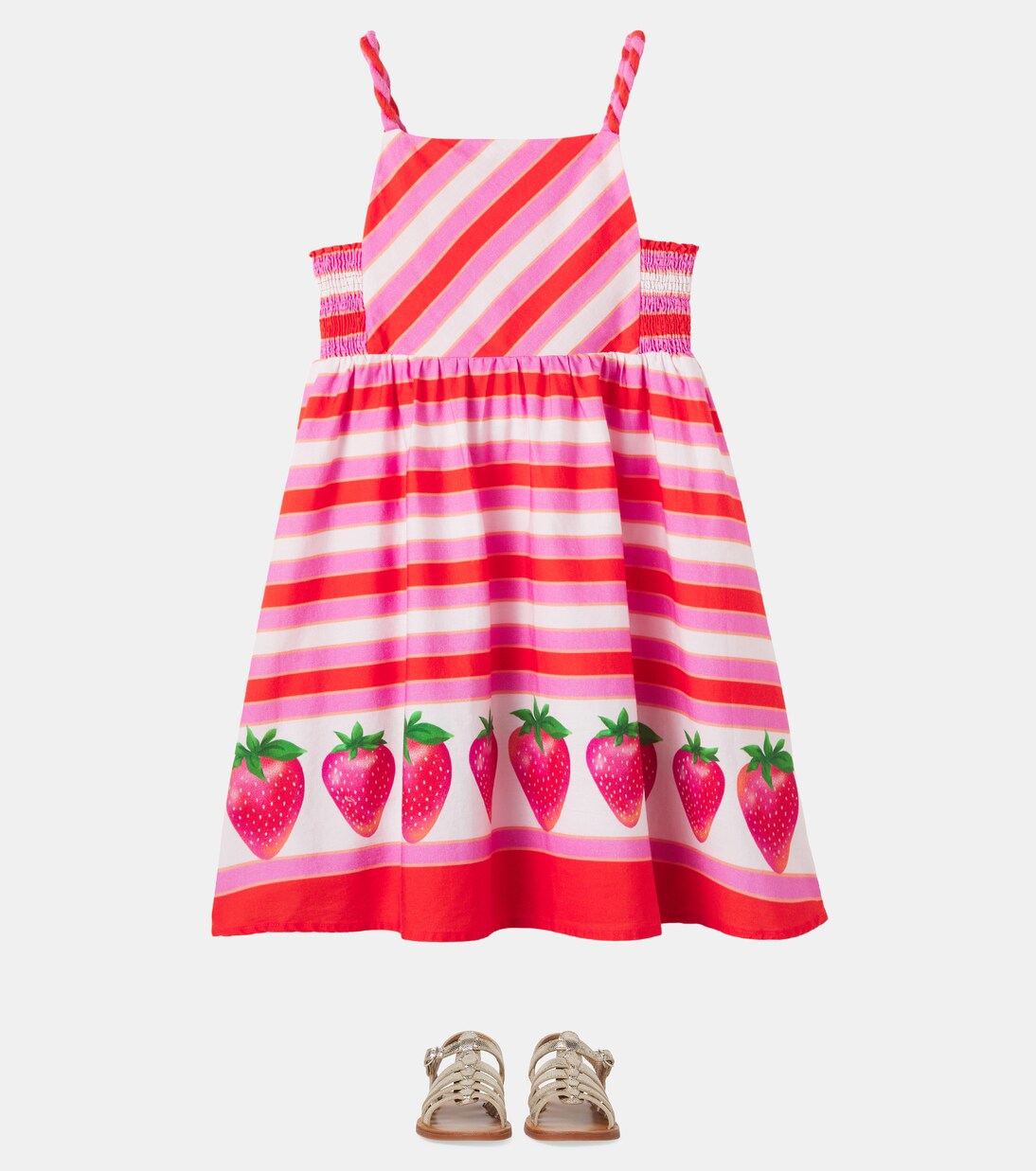 Robe Moranguita imprimée en coton | Fábula