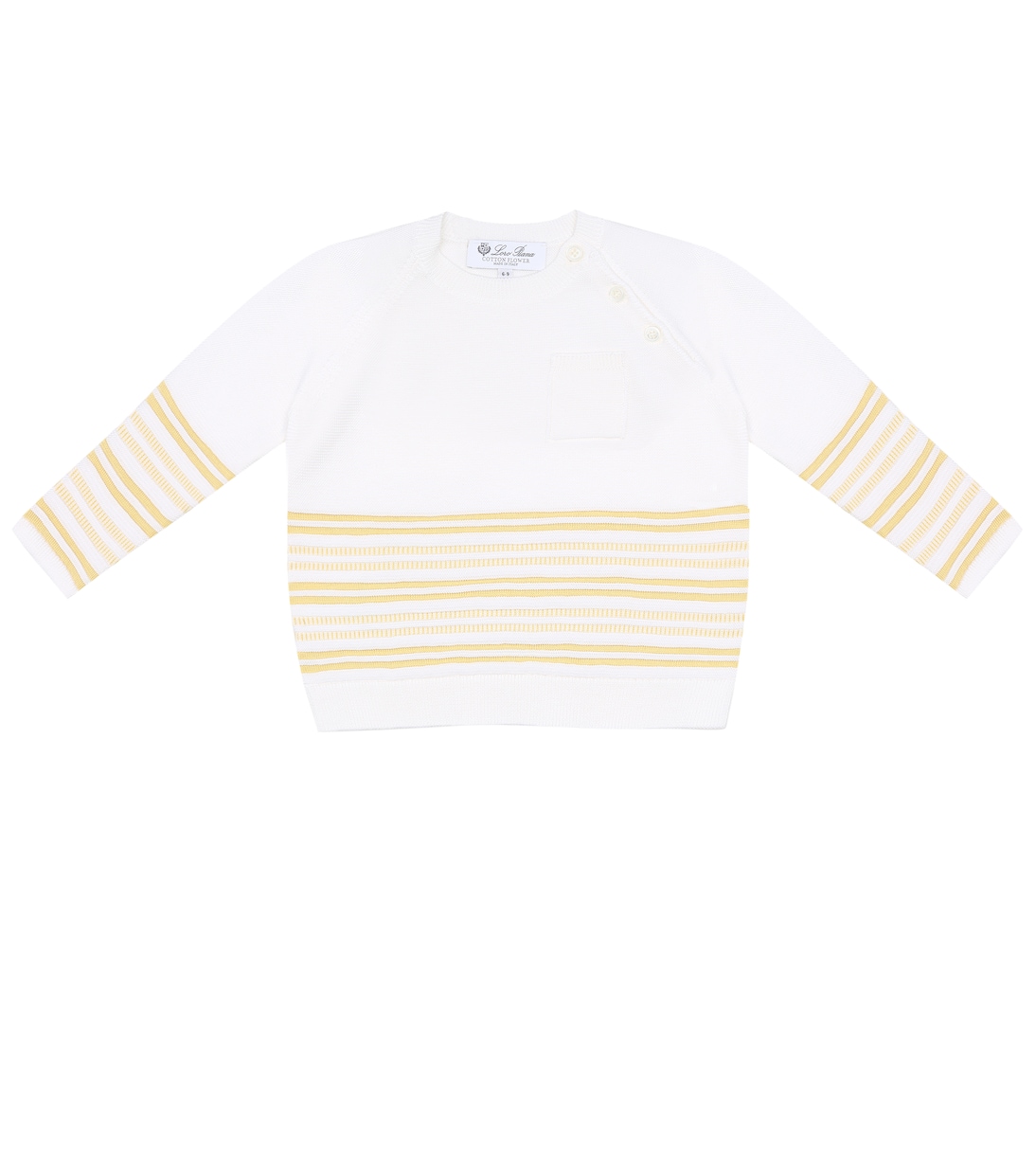 Baby - Pullover Tiny a righe in cotone | Loro Piana Kids