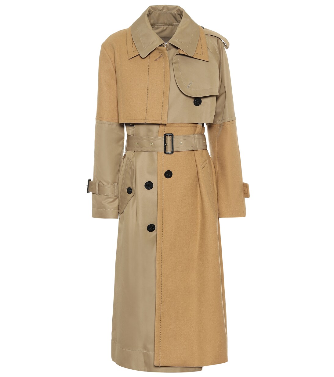 Gabardina híbrida de mezcla de algodón | Sacai