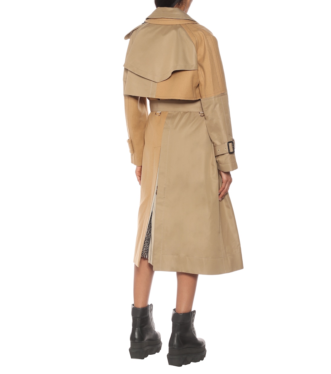 Gabardina híbrida de mezcla de algodón | Sacai