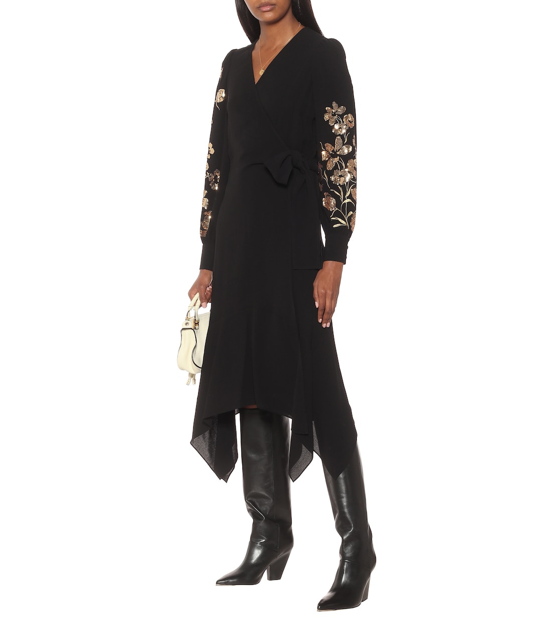 Abito a portafoglio con paillettes | Tory Burch