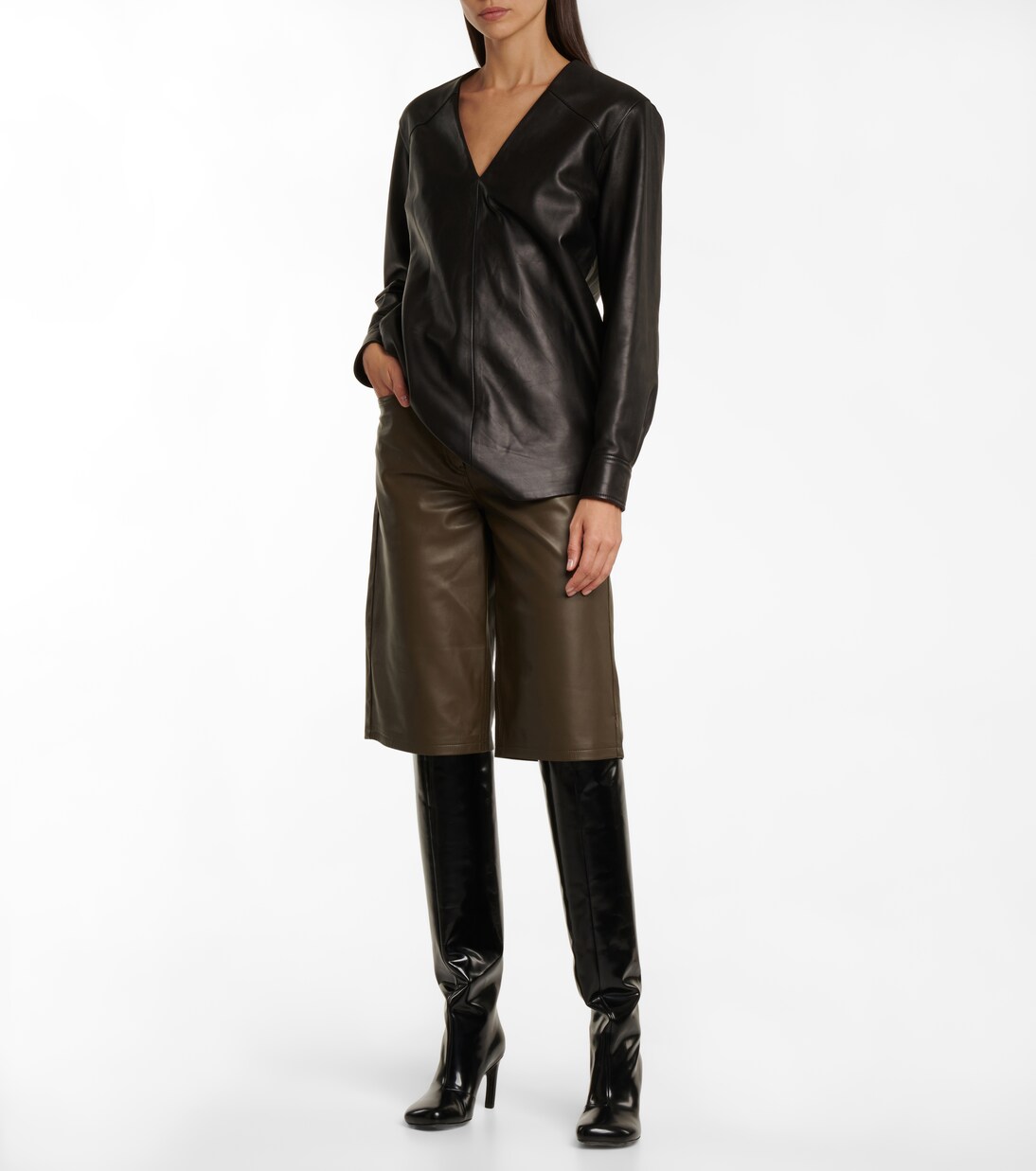 Stiefel aus Leder | Dries Van Noten