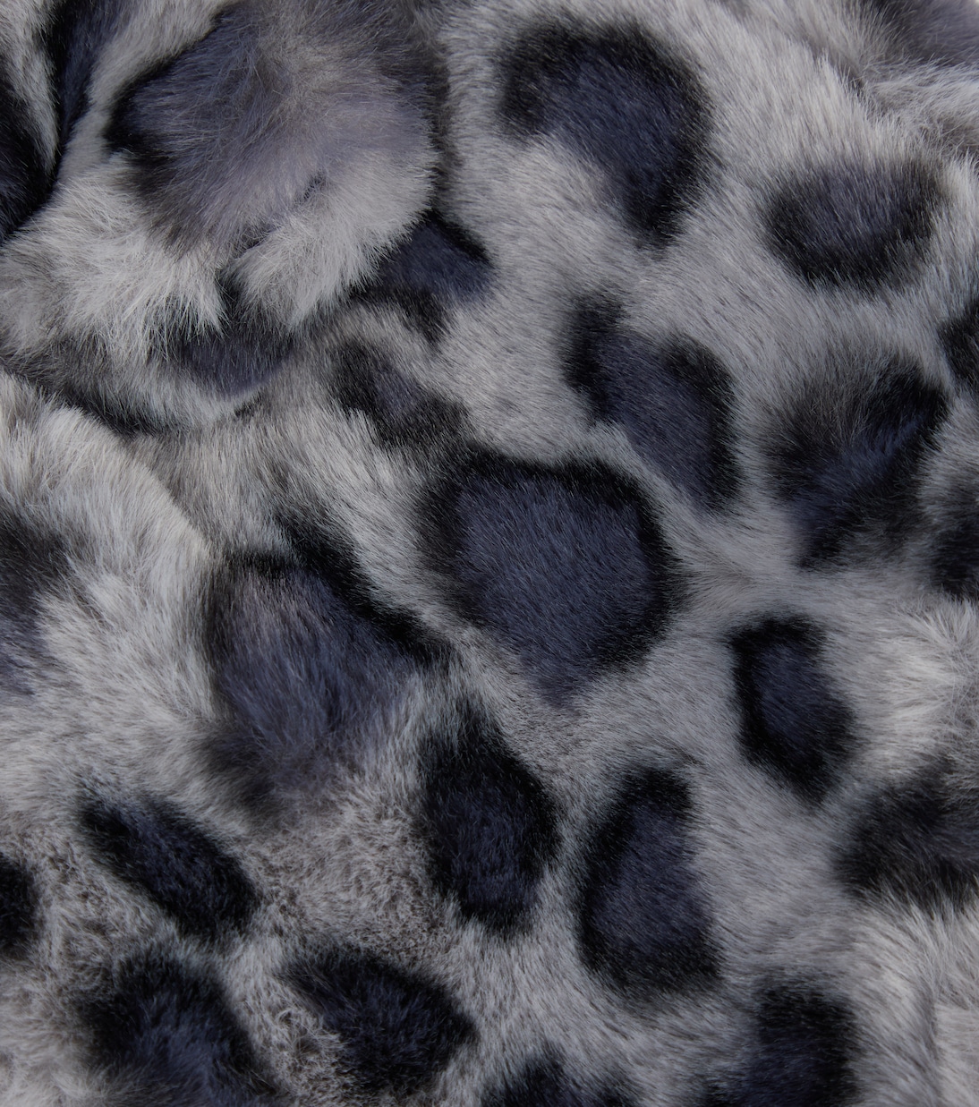 Snowy leopard-print faux fur hat | Molo