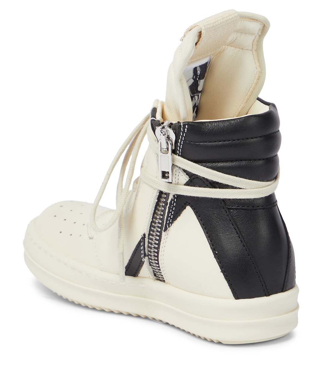 High-Top Sneakers Geobasket aus Leder | Rick Owens Kids