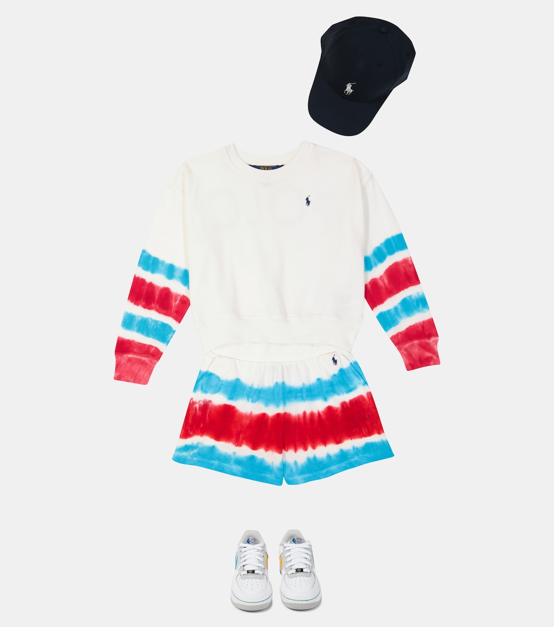 Felpa tie-dye in cotone | Polo Ralph Lauren Kids