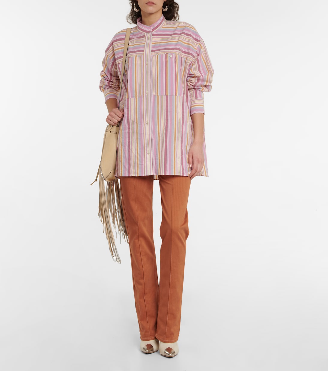 Camicia Taylor in cotone a righe | Isabel Marant