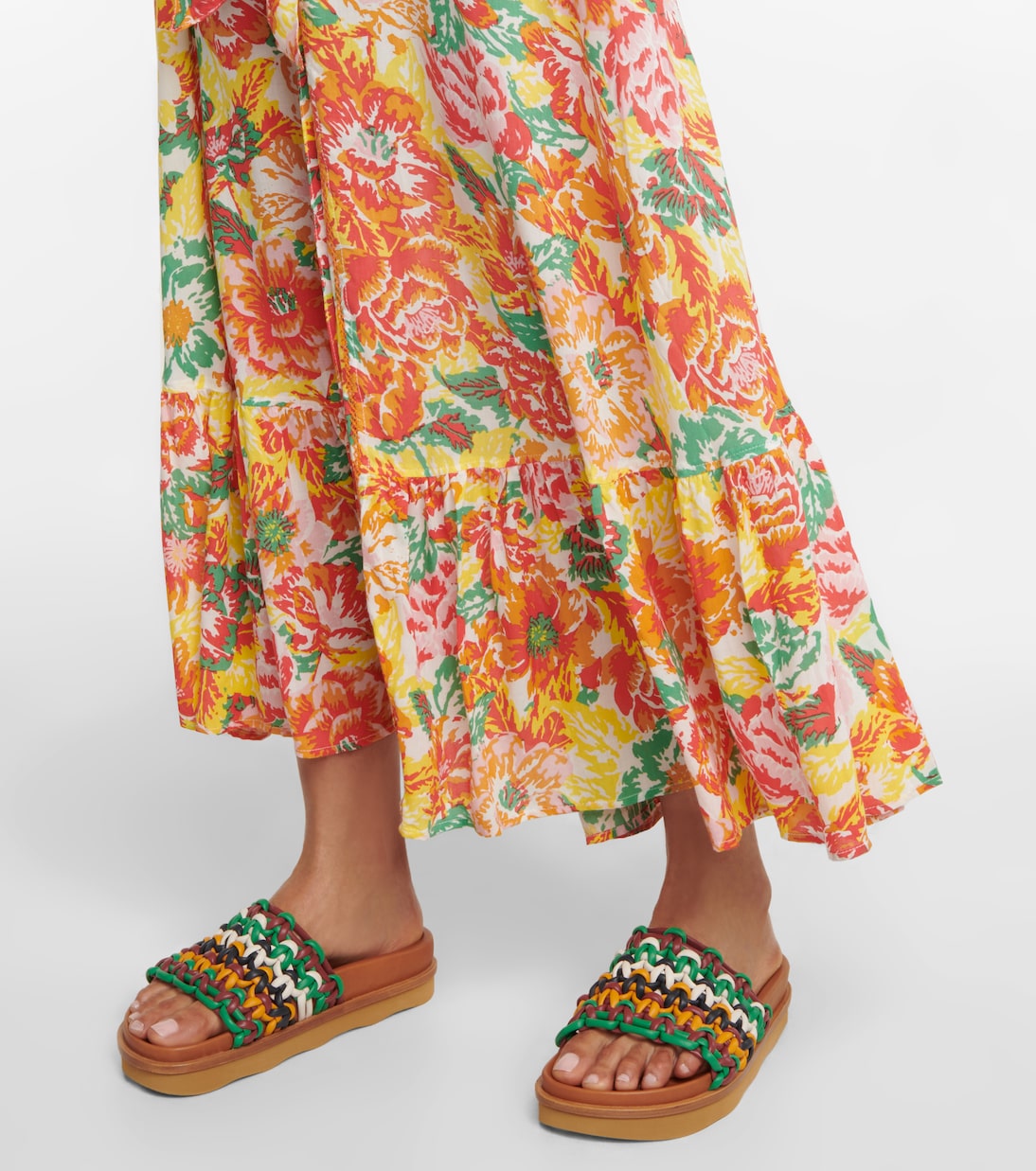 Kimi floral shirt dress | Poupette St Barth