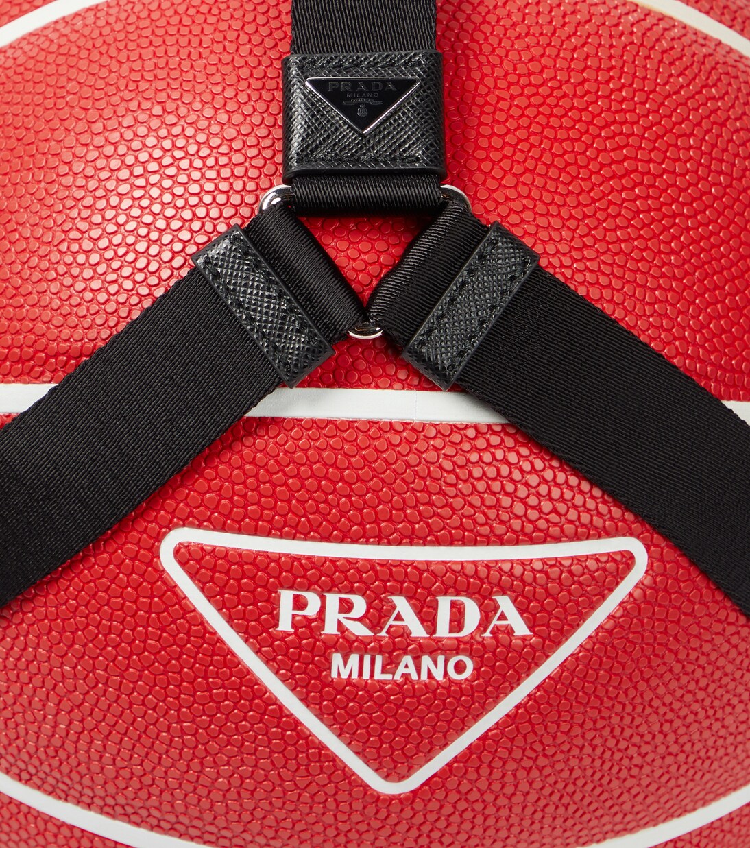 Logo basketball with nylon carrier | Prada