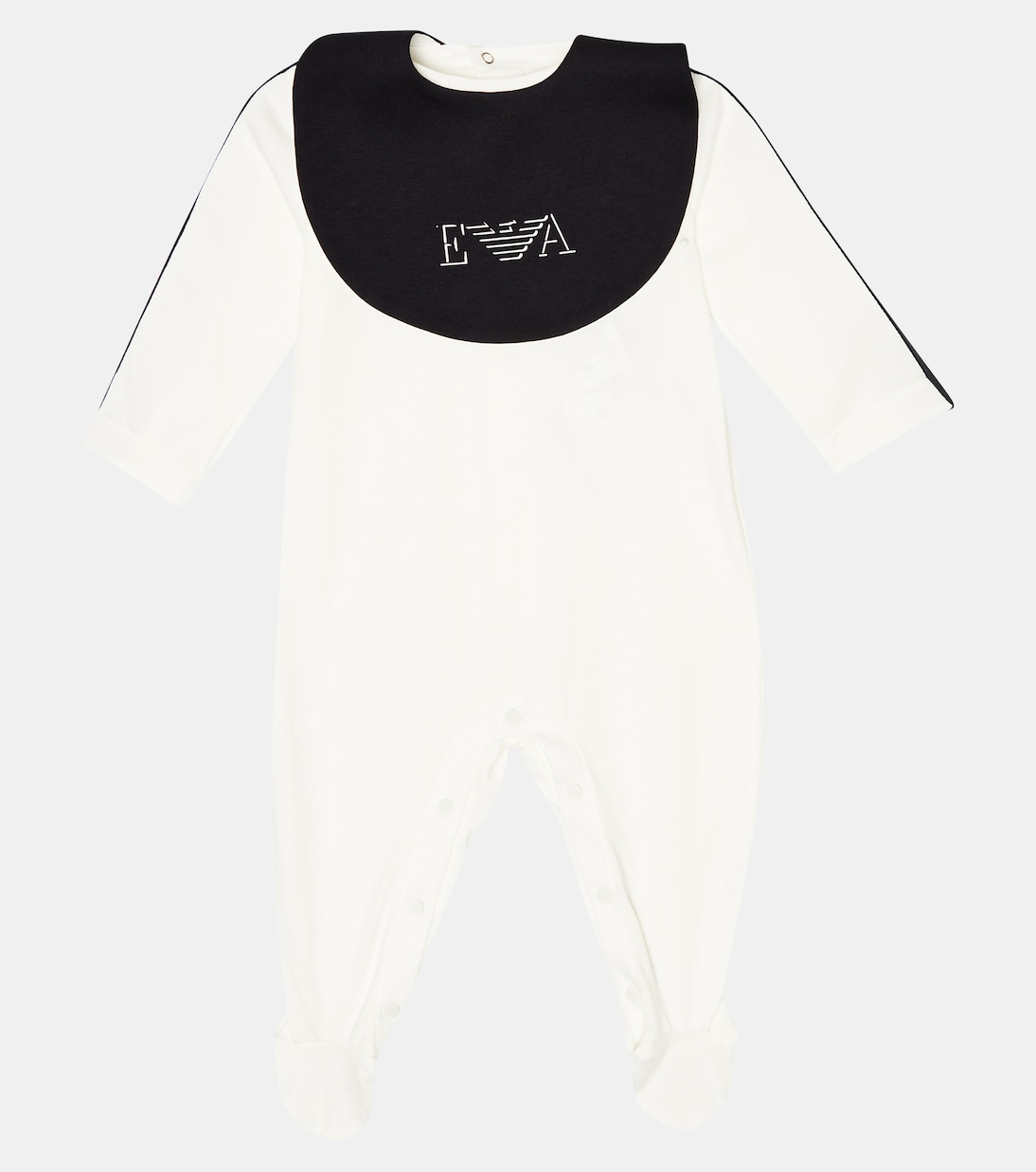 Baby Set aus Strampler und Lätzchen | Emporio Armani Kids