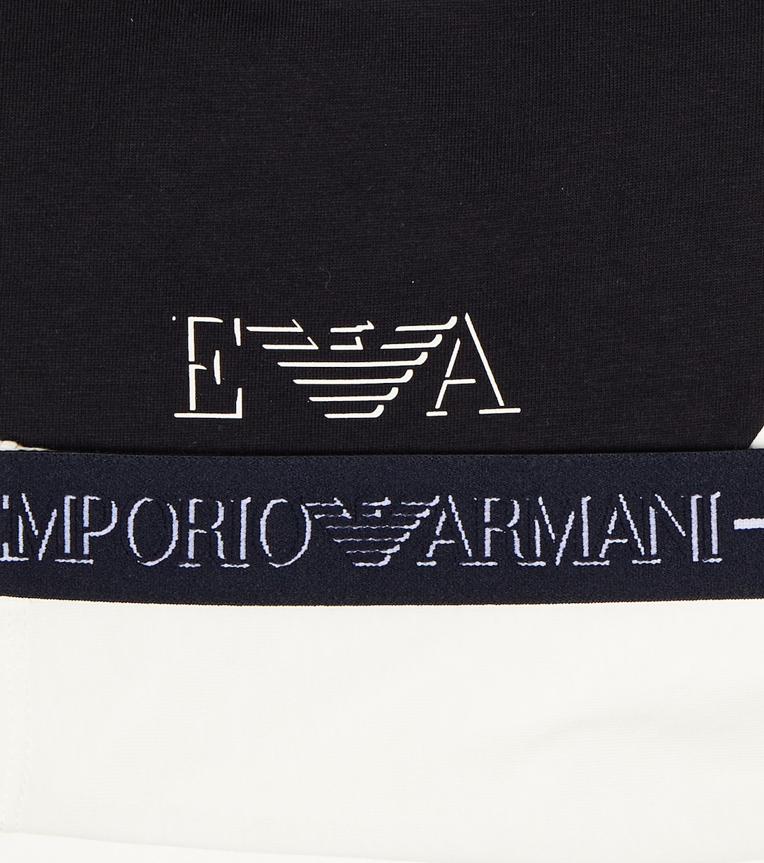 Baby Set aus Strampler und Lätzchen | Emporio Armani Kids