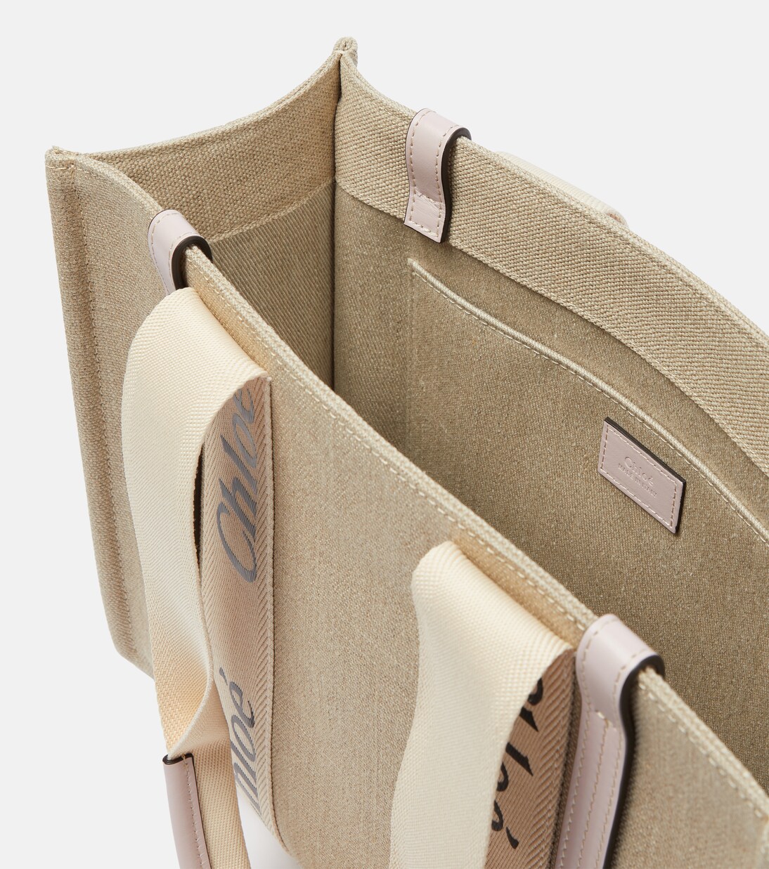 Borsa Woody Medium in canvas | Chloé