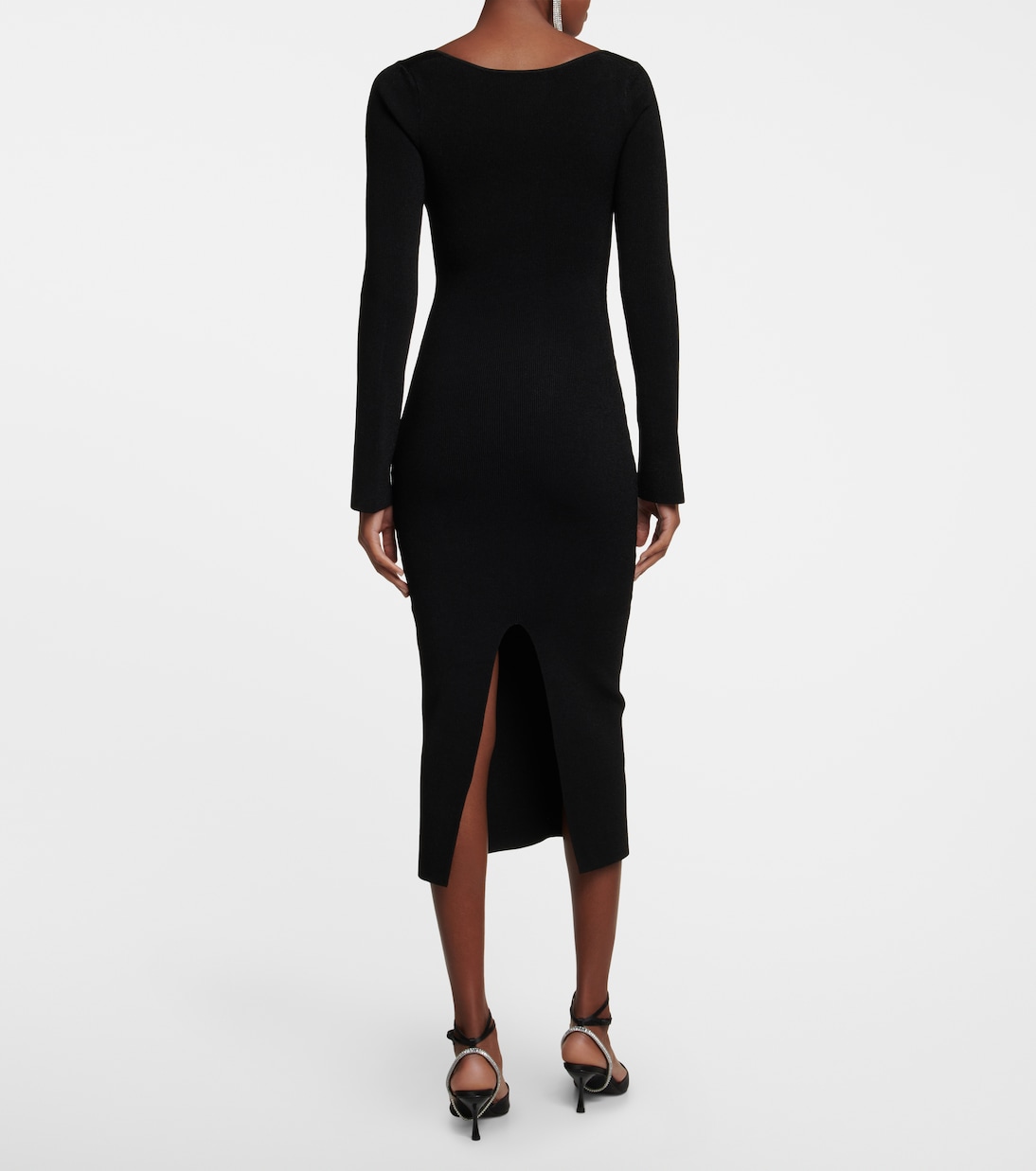 Abito midi Gaia in maglia a coste | Galvan