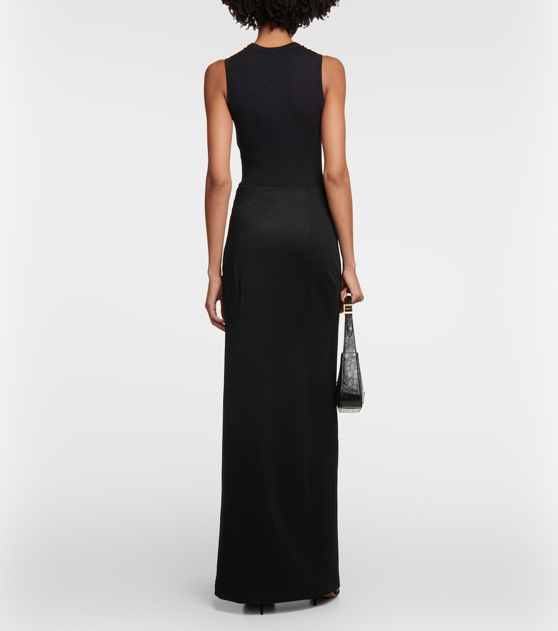 Alicja jersey maxi skirt | Galvan