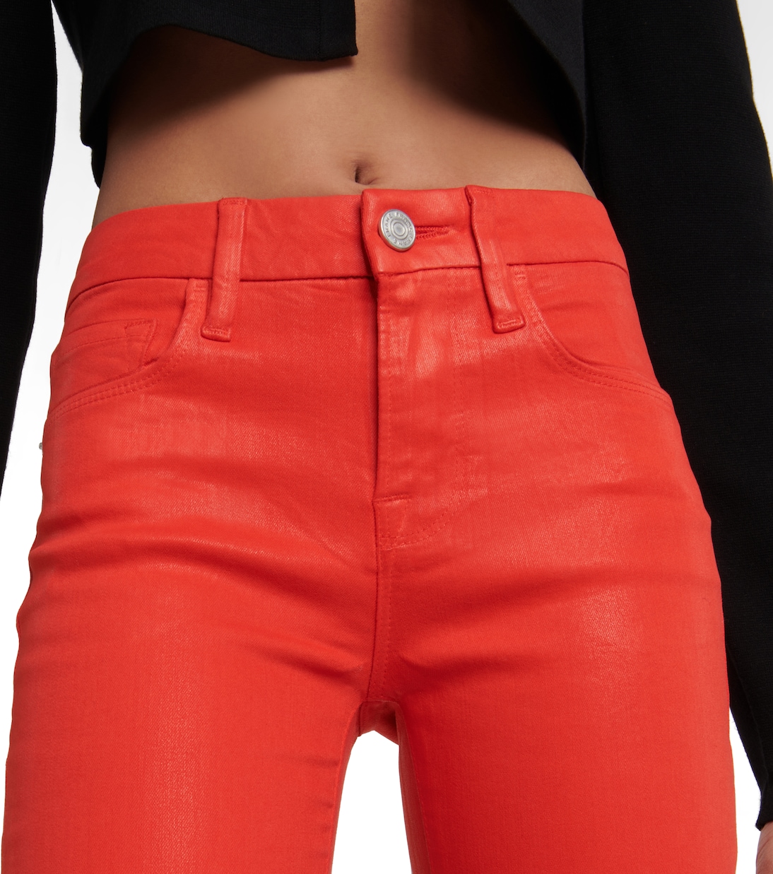 Le Crop Mini Boot high-rise jeans | Frame