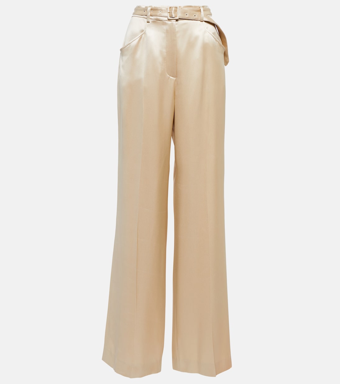 Pantalon à taille haute en soie | Gabriela Hearst