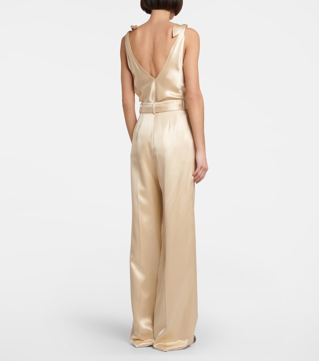 Pantalon à taille haute en soie | Gabriela Hearst