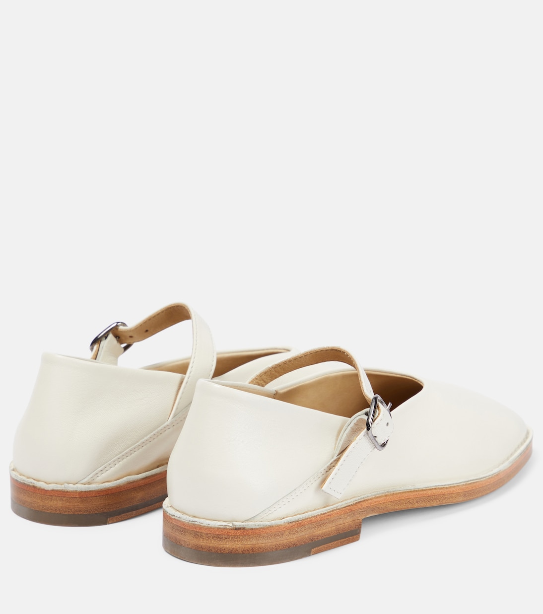 Leather Mary Jane ballet flats | Lemaire