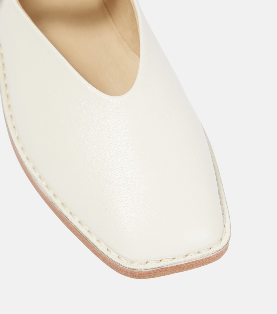 Leather Mary Jane ballet flats | Lemaire
