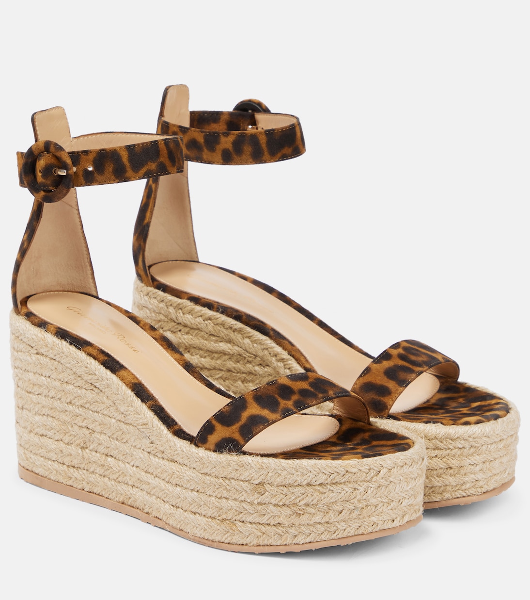 Espadrillas Portofino in suede con zeppa | Gianvito Rossi