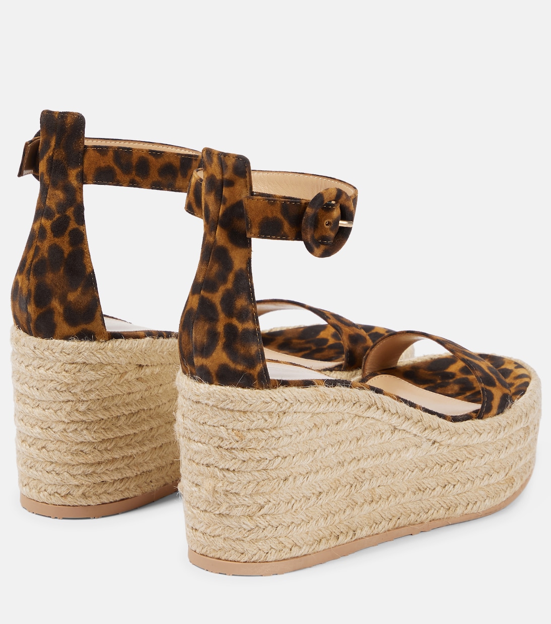 Espadrillas Portofino in suede con zeppa | Gianvito Rossi