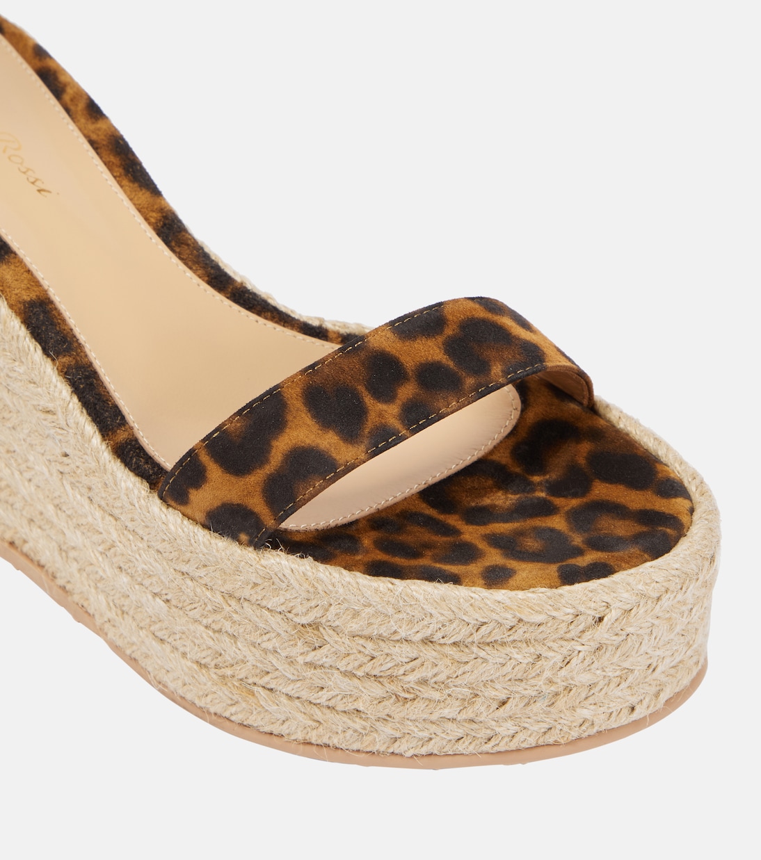 Espadrillas Portofino in suede con zeppa | Gianvito Rossi