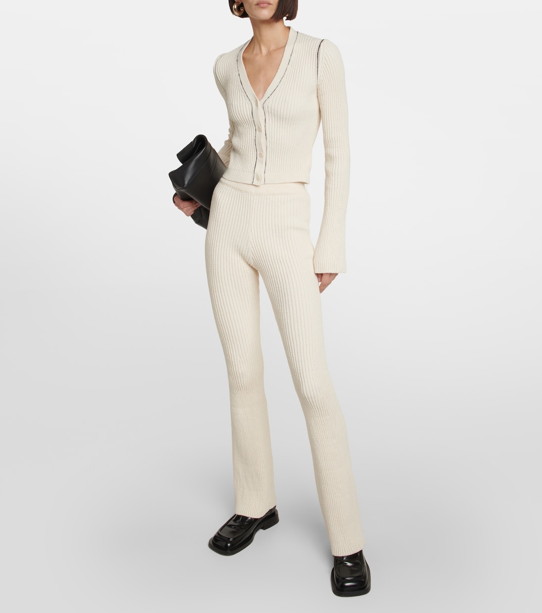 Pantaloni in maglia a coste | Ami Paris
