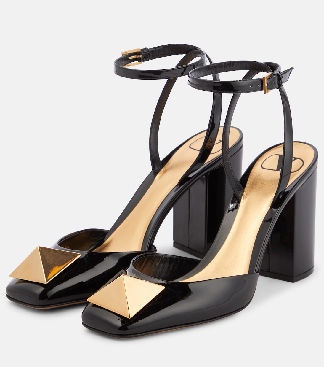 Escarpins One Stud en cuir verni | Valentino Garavani