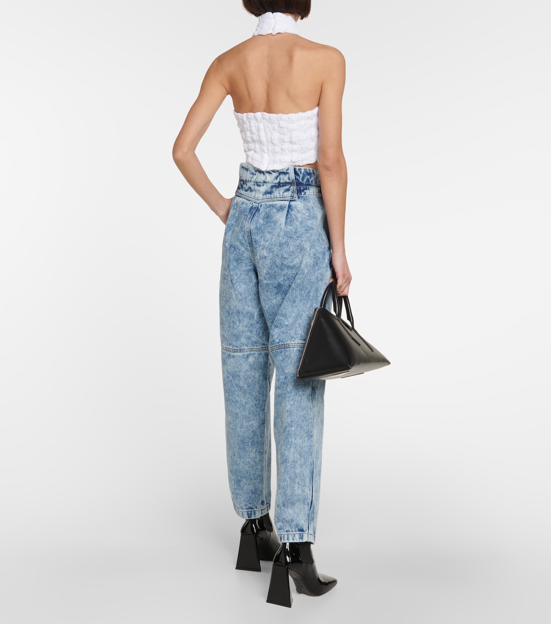 Jeans rectos Shobak desteñidos | The Mannei