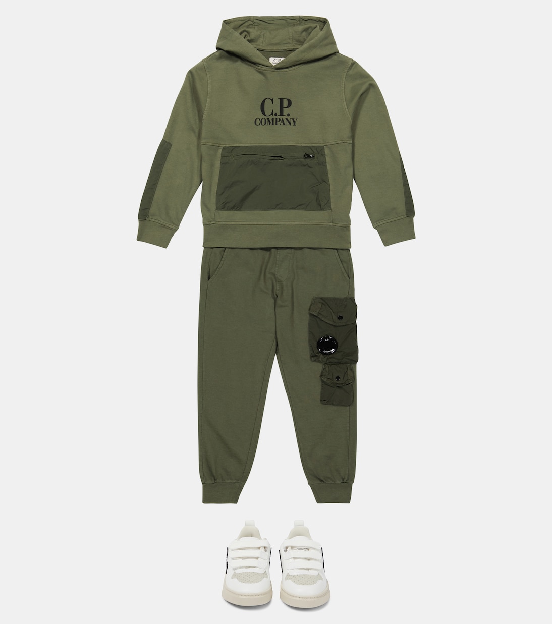 Hoodie aus Baumwoll-Fleece | C.P. Company Kids