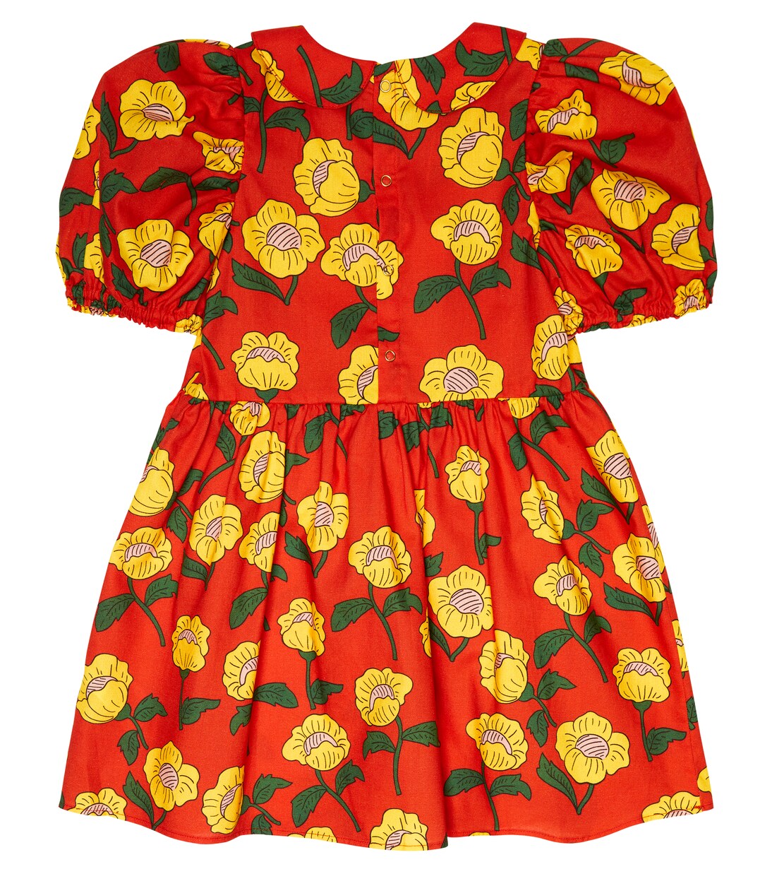 Abito Flowers in cotone con stampa | Mini Rodini