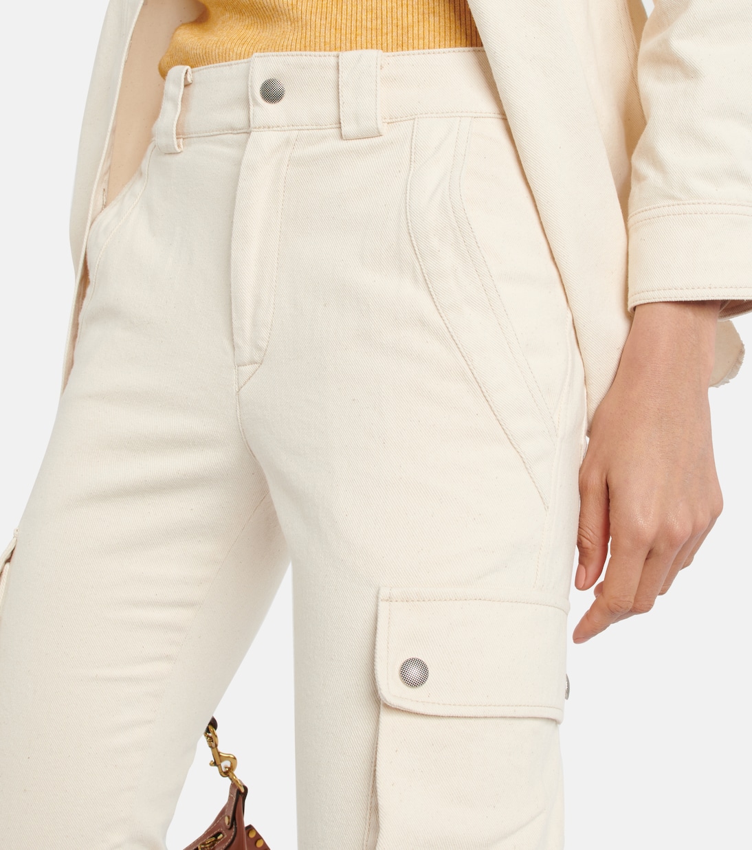 Pantaloni cargo Evalia in cotone | Isabel Marant