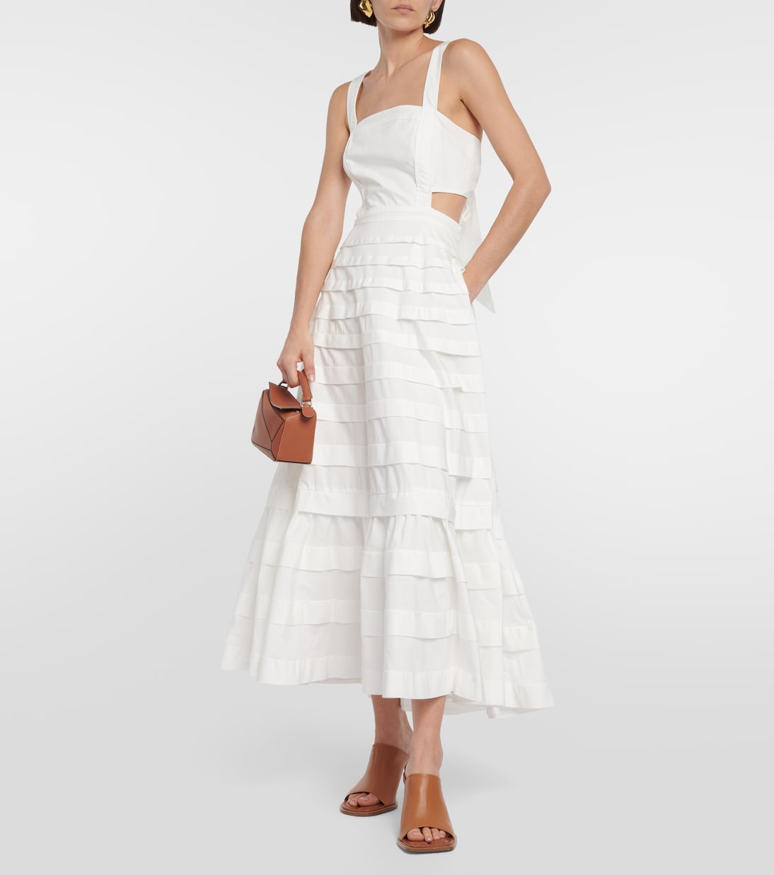 Robe longue en coton mélangé | Simkhai