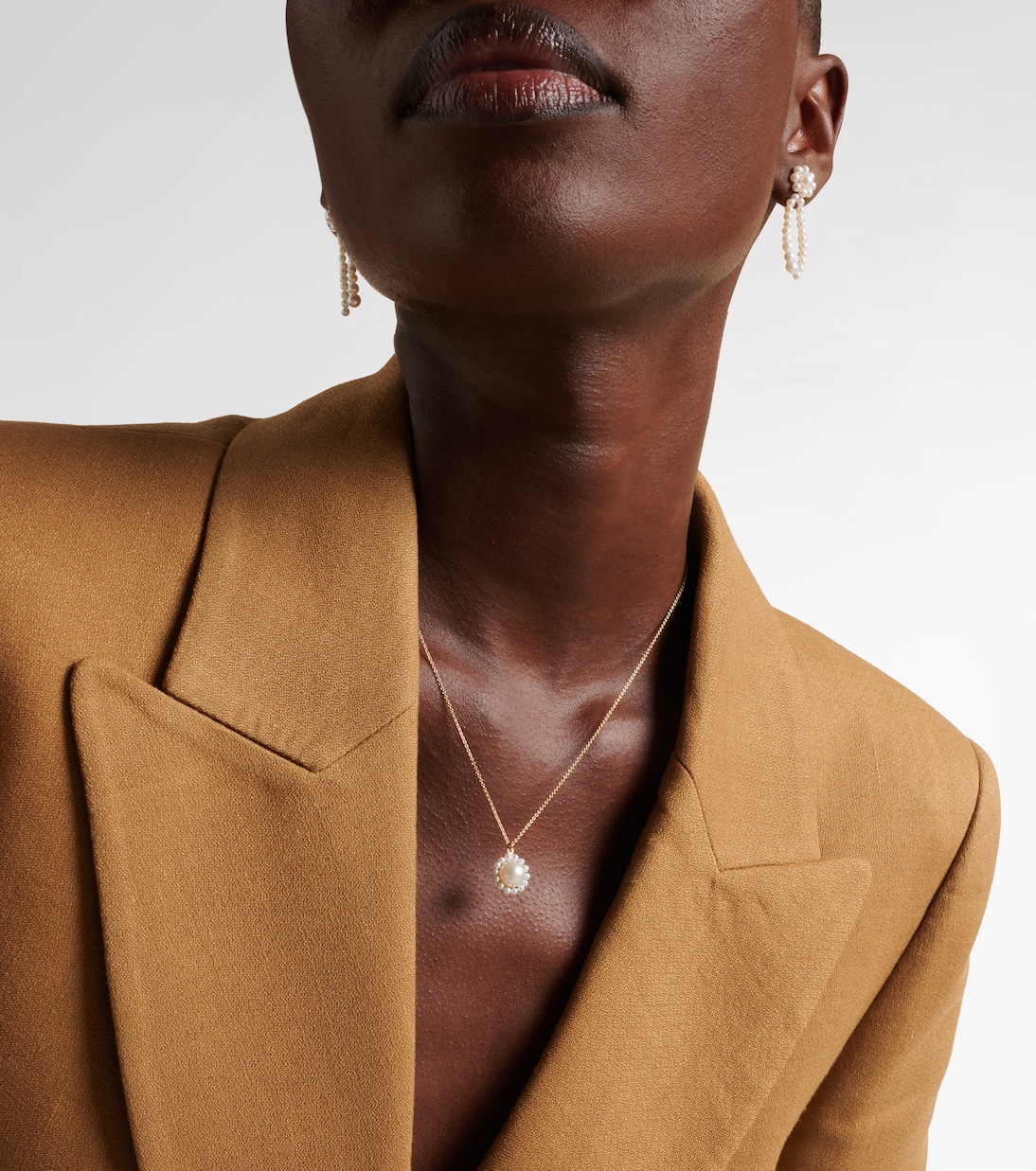 Collana in oro 14kt con perle d'acqua dolce 