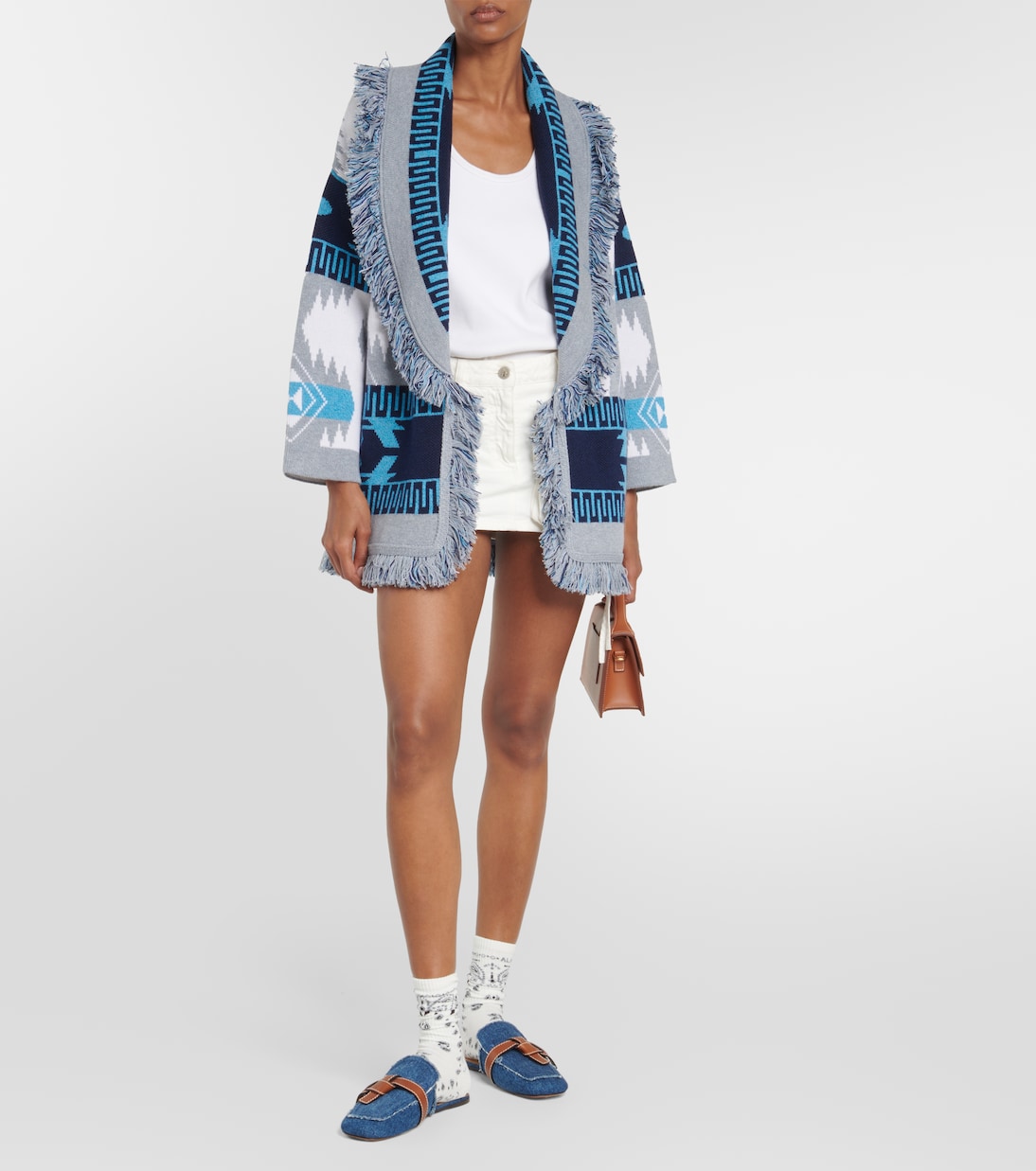 Icon jacquard cashmere cardigan | Alanui