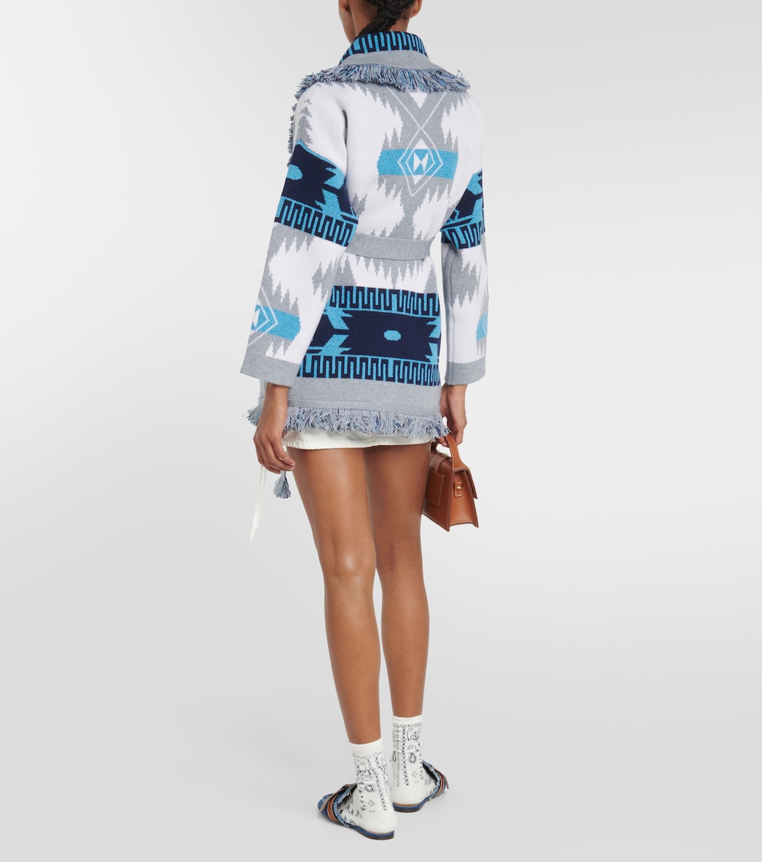 Icon jacquard cashmere cardigan | Alanui