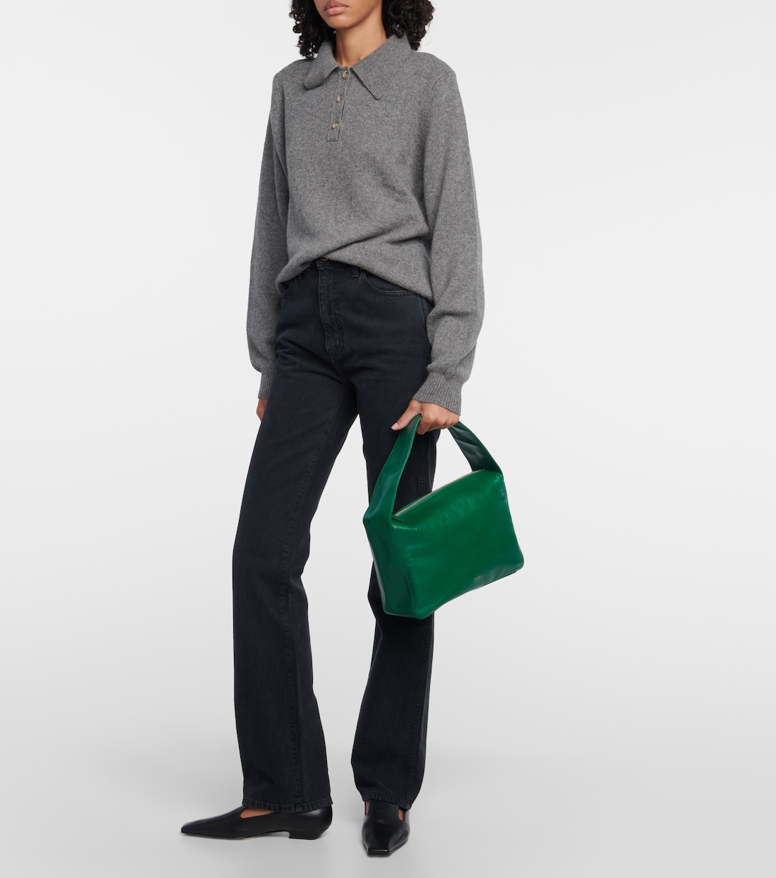 Schultertasche Elena aus Leder | Khaite