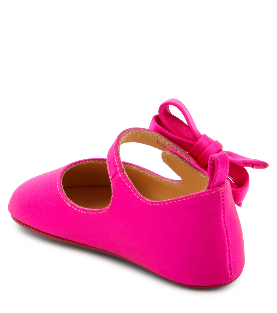 Bébé – Ballerines Lou Babe en satin | Christian Louboutin Kids