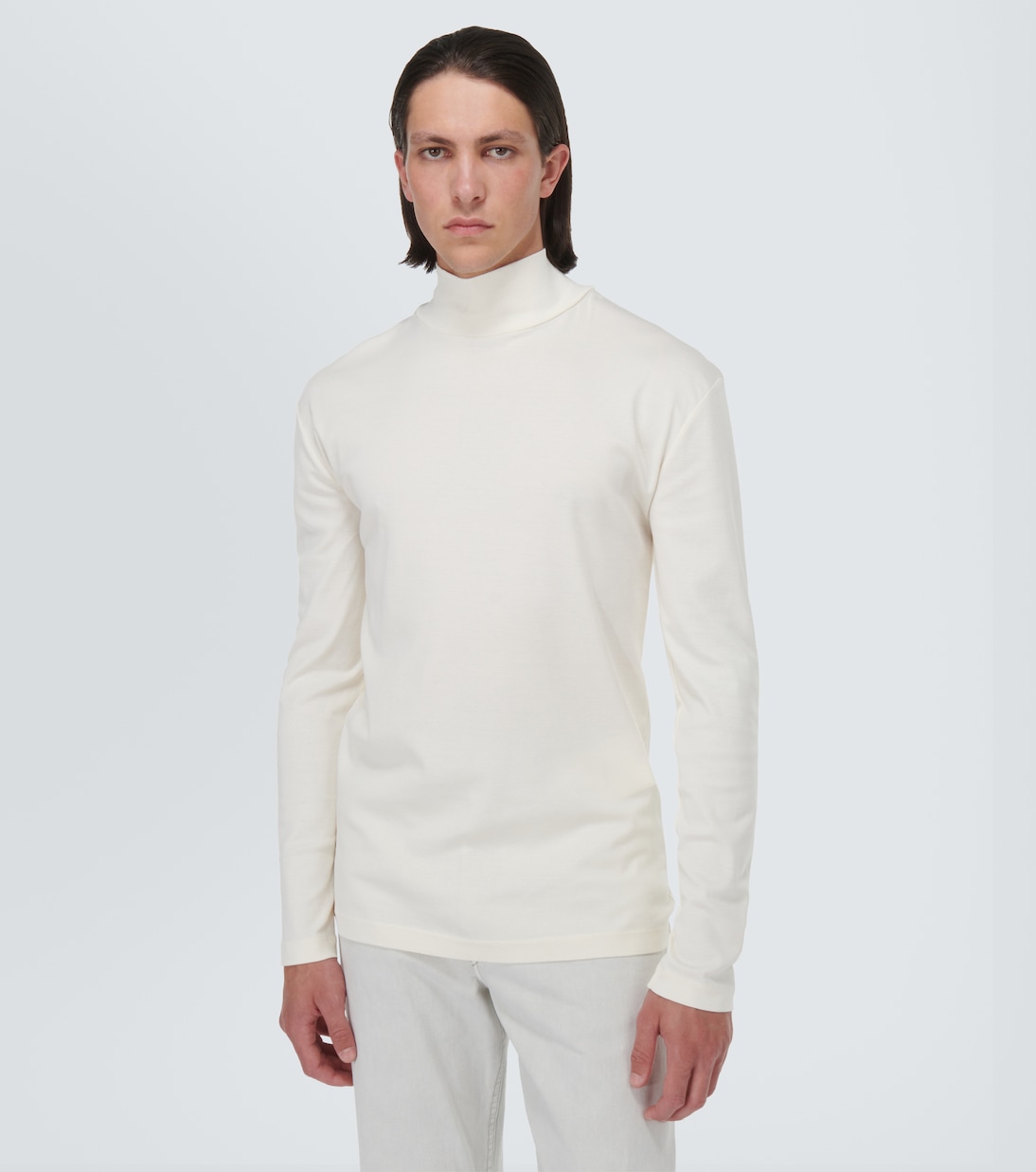 Top de cuello alto de algodón | Lemaire