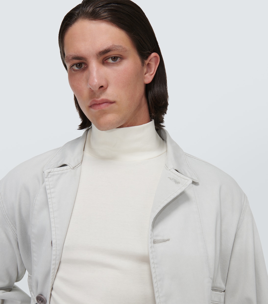 Top de cuello alto de algodón | Lemaire