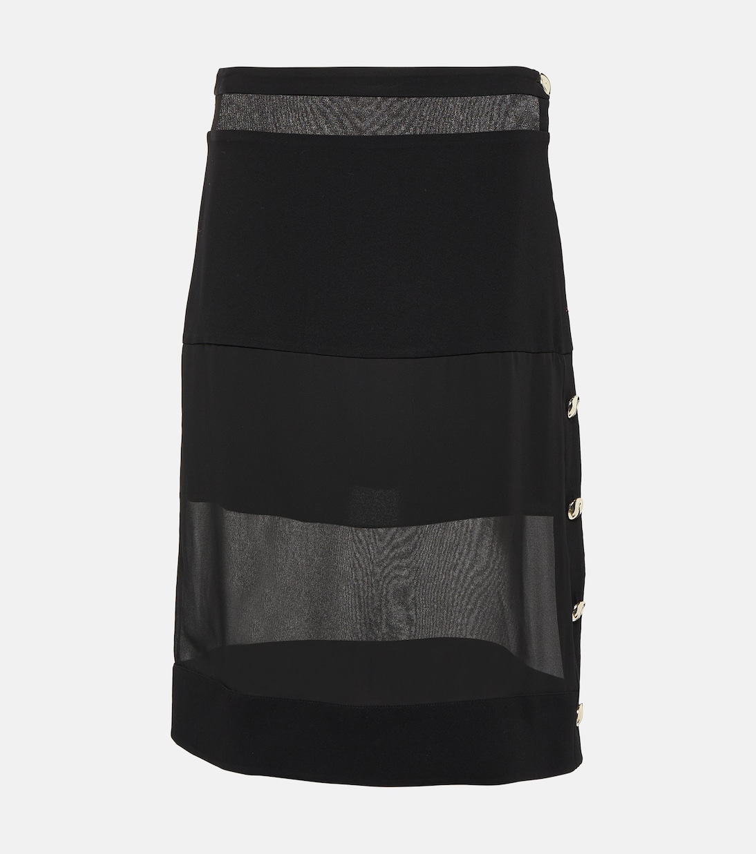 Falda midi de chifón técnico | Proenza Schouler