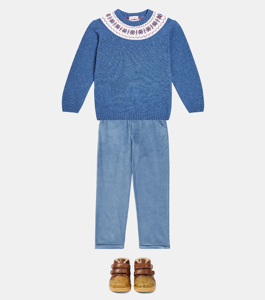 Sneakers in pelle e shearling | Petit Nord