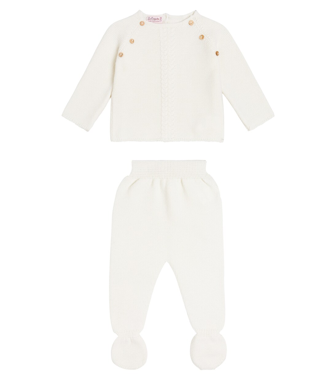 Baby Ciro wool top and pants set | La Coqueta