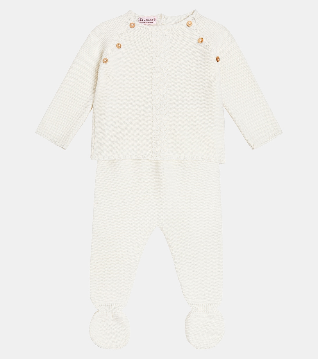 Baby Ciro wool top and pants set | La Coqueta