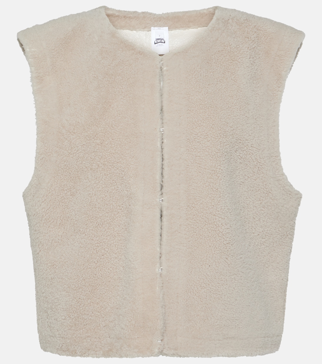 Veste sans manches en shearling | Jet Set