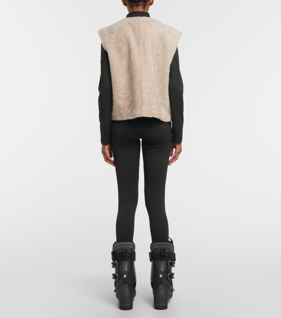 Veste sans manches en shearling | Jet Set