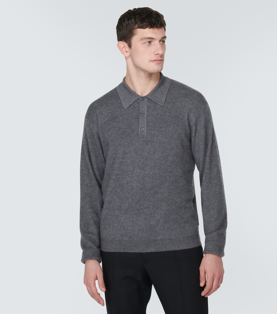 Polopullover aus Kaschmir und Seide | Prada