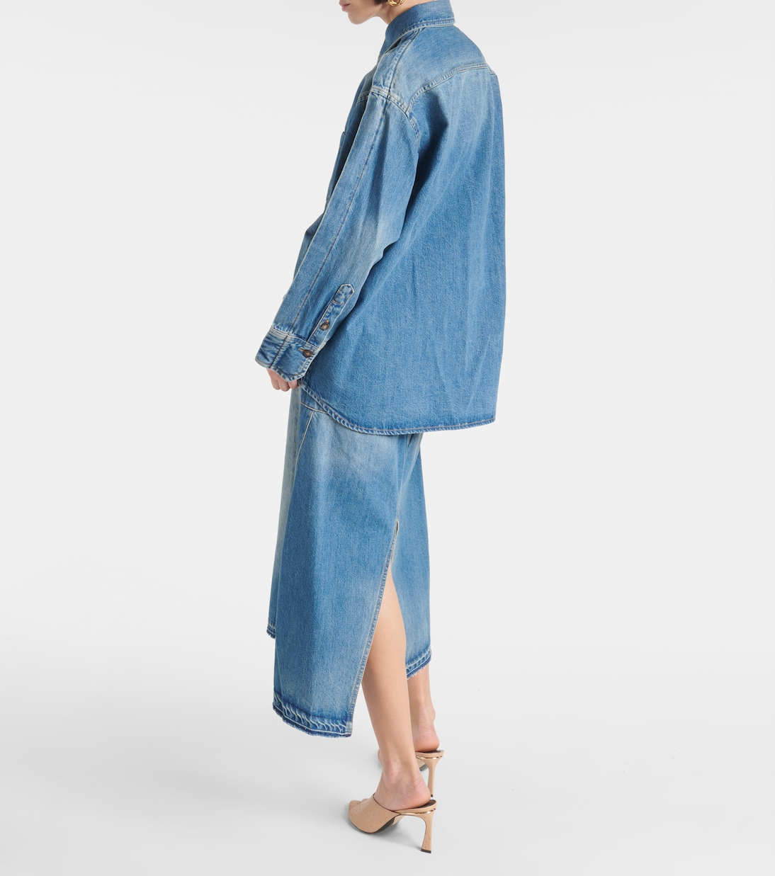 Oversize-Jeanshemd | Victoria Beckham