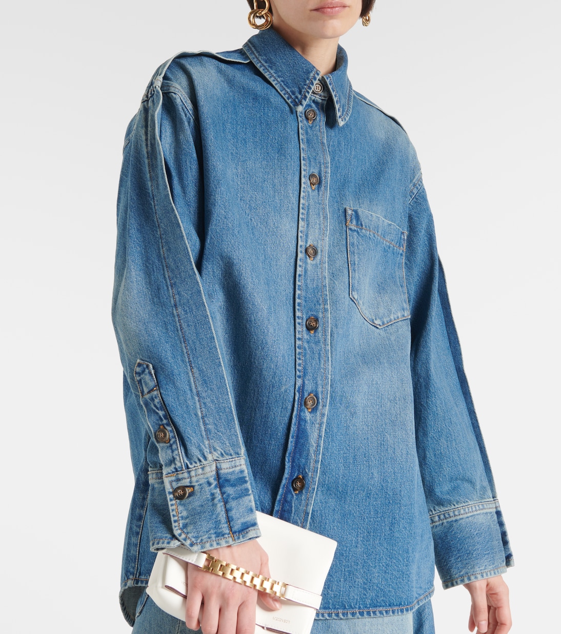 Oversize-Jeanshemd | Victoria Beckham